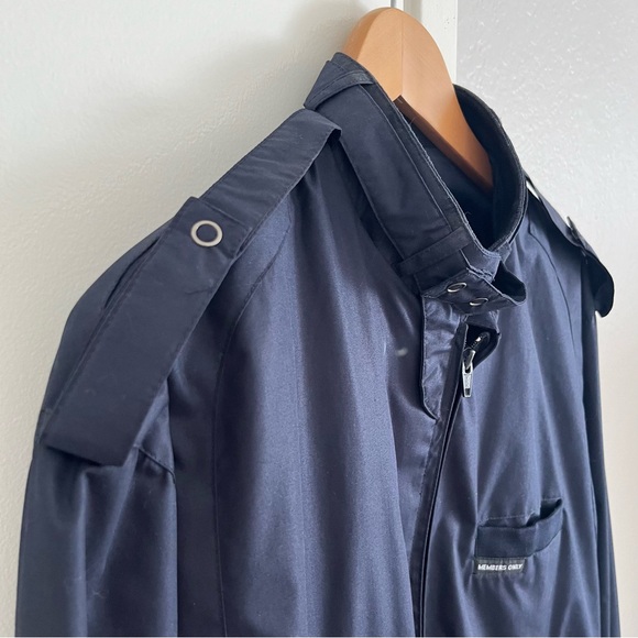 Vintage Men’s Members Only Racer Jacket Navy Size XL - Picture 2 of 6